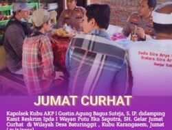 Kapolsek Kubu Gelar Jum’at Curhat, Warga Usulkan Peningkatan Patroli