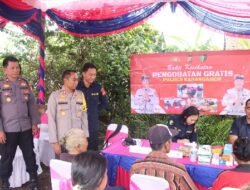 Kapolres Karangasem Gelar Bakti Kesehatan, Dirangkaikan dengan Program Jum’at Curhat dan Ketahanan Pangan