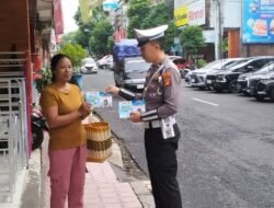 Polres Karangasem Gencarkan Sosialisasi Keselamatan Berlalu Lintas, Jelang Idul Fitri