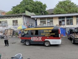 Dalam rangka Operasi Keselamatan Agung 2025 Satgas Preemtif, Laksanakan Kegiatan Penling di Seputaran Pasar Barat Amlapura