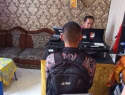 Personel Urident Sat Reskrim Polres Karangasem, Berikan Pelayanan Sidik Jari Tidak Memungut Biaya