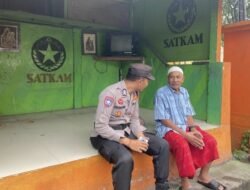 Personil Sat Binmas Polres Karangasem, Laksanakan Sambang Sampaikan pesan Kamtibmas kepada masyarakat