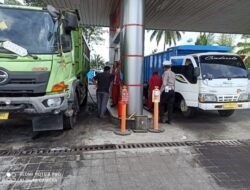 Antisipasi Penyalahgunaan BBM Bersubsidi. Sat Intelkam Polres Karangasem Memonitoring Beberapa SPBU di Kabupaten Karangasem