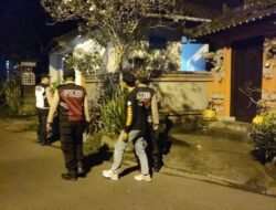 Melalui Patroli Blue Light Patrol  Polsek Bebandem, Himbau Warga Waspada Kejahatan 3C di Wilkum Bebandem 