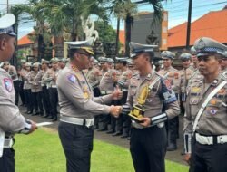 Dirlantas Polda Bali Berikan Reward, Personil Berprestasi