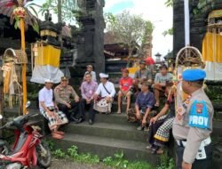 Jum’at Curhat, Kapolsek Bebandem, dengan Warga Masyarakat Banjar Dinas Desa Tengah, Desa Bebandem Kec.Bebandem
