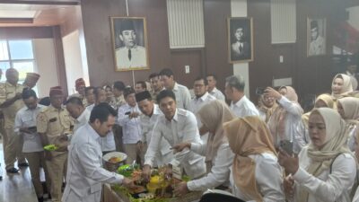 DPD Partai Gerindra Provinsi Sumsel Gelar Syukuran Peringati HUT Partai Gerindra ke 17 Tahun, Raden Gempita : Kader Harus Semangat Memperjuangkan Hak-Hak Rakyat