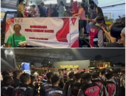 Dirikan Dapur Lapangan, Polri Bagikan 500 Porsi Makanan untuk Korban Bajir Rawajati