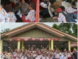 Satgas Ops Damai Cartenz 2025, Ajak Anak-anak Belajar dan Bermain di Rumah Pintar