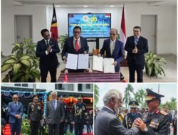 Kapolri Menerima Penghargaan Tingkat Insignia dalam Ordo Timor-Leste, dari Presiden Timor-Leste