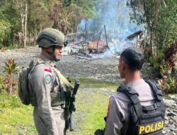 Rumah Kosong di Puncak Jaya Dibakar, Aparat Lakukan Penyelidikan