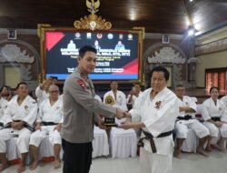 Kapolda Bali, Hadiri Gashuku Nasional Shorinji Kempo