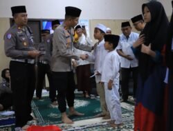 Kepedulian Polres Gresik di Bulan Suci Ramadan gelar Yasinan, Doa, dan Buka Bersama Anak Yatim