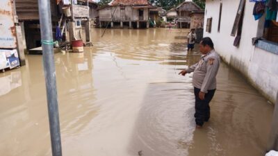 Akibat Tingginya Curah Hujan Kondisi 11 Desa Tanah Abang Pali Terendam Banjir