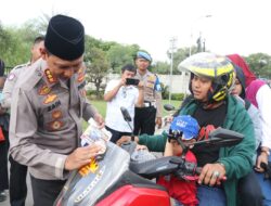 Kapolres Metro Tangerang Kota Turun ke Jalan Sosialisasi Layanan Pengaduan Polri 110