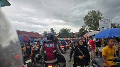 Polres Pali Gelar Patroli Perintis Presisi Wilayah Sekitar Terminal dan Simpang 5