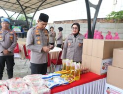 Bentuk Kepedulian Sesama, Polres Metro Tangerang Kota Gelar Bazar Ramadhan Polri Presisi dan Baksos Bhayangkari 2025