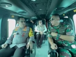 Menko PMK, Kapolri-Panglima TNI Naik Heli Pantau Arus Mudik di Pelabuhan Merak