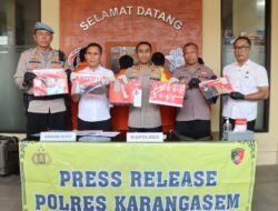 Satuan Resnarkoba Polres Karangasem, Berhasil Amankan 5 Tersangka Narkoba