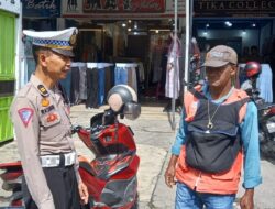 Ciptakan Kamseltibcar Di Bulan Ramadhan, Satlantas Polres Aceh Tengah Berikan Sosialisasi Pada Juru Parkir