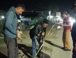 UPTD Pasar Tarumajaya Lakukan Penertiban Kios Liar Didepan Pasar