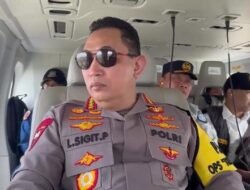 Melalui Via Udara Kapolri Pantau Arus Balik Lebaran, di Tol Cipali 