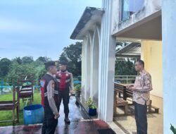 Polres PALI Intensifkan Patroli Presisi, Amankan Kegiatan Ibadah di Gereja Oikumene Komperta