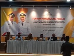 Forum Konsultasi Publik Rancangan Awal RPJM Kabupaten Bireuen 2025- 2030