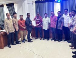 Ketua BRA Pusat Serahkan Bahan STOK Dan Akun E-Proposal Ke Satpel Aceh Tamiang