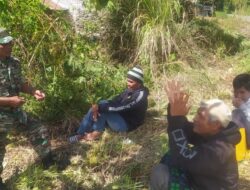 Babinsa Koramil Jagong Laksanakan Komsos di Desa Bukit Kemuning