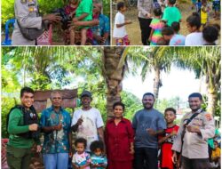 Satgas Humas Ops Damai Cartenz-2025, Gelar Kegiatan Humanis di Entrop, Jayapura