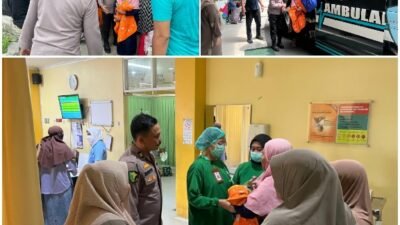 Bentuk Perhatian Kapolres Gresik Bantu Bayi Sakit, yang Orang Tuanya dalam Keterbatasan ekonomi