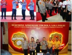 Kapolri Hadiri Seremoni Apresiasi Tim Voli, Sampaikan Terus Bawa Harum Nama Institusi
