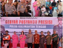 Wujud Kebersamaan, Kepedulian dan Kemanfaatan Guna Menurunkan Stunting Dengan Cepat, Polda Kalteng Inisiasi Gebyar Posyandu Presisi se-Kalteng