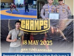 Personel Polda Jabar, Bripda Syahrul Fauzi, Sabet Juara 3 di Combat Champs International
