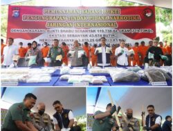 Polda Riau Gelar Pemusnahan Barang Bukti Narkoba, Hasil Pengungkapan dari Bulan Maret Hingga Mei