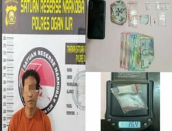 Tak Beri Ruang Gerak Bagi Pengedar Barang Haram, Sat Narkoba Polres Ogan Ilir Kembali Tangkap Pengedar Sabu-Sabu