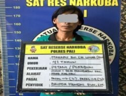 Satresnarkoba Polres PALI Tangkap Pengedar Sabu di Desa Prambatan, Amankan 24,72 Gram Barang Bukti