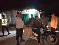 Polsek Tanah Abang Gelar Razia Malam Hari, Tegas Berantas Gangguan Kamtibmas