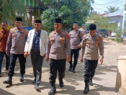 Menjalin Kedekatan, Kapolres Lhokseumawe Silaturahmi ke Dayah Nahdatul Ulum Temui Waled Bayu
