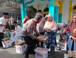 Polres Aceh Tengah Peduli: Salurkan 20 Paket Sembako dan Tali Asih kepada Warga Kecamatan Bies