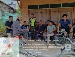 Babinsa Koramil Celala Jalin Komunikasi Sosial dengan Pemuda Desa Blang Kekumur