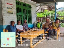 Pembentukan Koperasi Merah Putih Digelar di Desa Pantan Reduk, Babinsa Koramil 09/Ketol Hadir