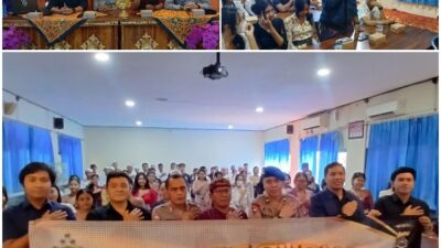 Melalui Program Jum’at Curhat,  Kabagbin Opsnal Ditresiber Polda Bali, Ajak Bijak dalam Berkomunikasi di Media Sosial