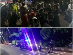 Cegah Tindak Kriminalitas dan Aksi Balap Liar, Kanit Intel Polsek Bebandem Pimpin Blue Light Patrol