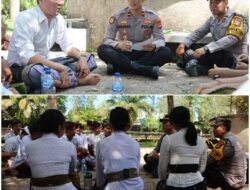 Tingkatkan Layanan Prima kepada Publik, Kapolsek Kota Jembrana Sosialisasikan Layanan Call Center 110 Bersama Jegeg Bagus Jembrana