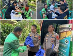 Antusias Driver Ojek Online, Hadiri Pemeriksaan Kesehatan Gratis, Bakti Sosial yang di Gelar RS Bhayangkara Denpasar