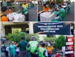 Aksi Peduli Hari Kedua, RS Bhayangkara Denpasar Laksanakan Pemeriksaan Gratis untuk Pengemudi Ojek Daring