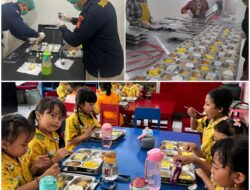 Polda Bali Distribusikan 704 Porsi MBG, untuk Untuk Anak-Anak Sekolah