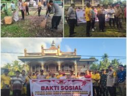 Sambut Hari Bhayangkara ke-79, Polsek Pekutatan Gelar Bakti Religi dan Sosial, di Masjid Taqwa